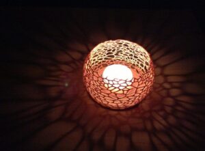 15589_Coral Candle Fixture